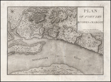 South and Midwest Map By Georges Henri Victor Collot