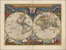 World Map By Johannes Blaeu