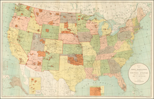 United States, Plains, Southwest and Rocky Mountains Map By United States Bureau of Indian Affairs