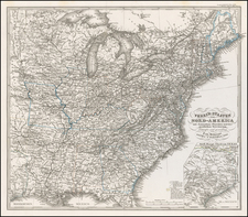 United States Map By Adolf Stieler