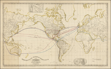 World and World Map By Tehuantepec Railway Company