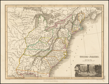 United States and Southeast Map By John Thomson