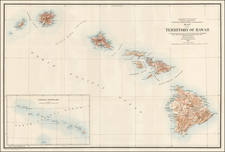 Hawaii and Hawaii Map By U.S. General Land Office