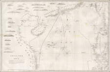 China, Southeast Asia and Philippines Map By James Horsburgh