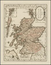 Scotland Map By Franz Johann Joseph von Reilly