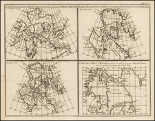 Carte qui represente les differentes connoissances que L'on a eues des Terres Arctiques depuis 1650 jusqu'en 1747 . . . 1773 By Denis Diderot  &  Didier Robert de Vaugondy