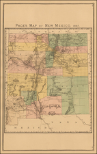 Southwest and Rocky Mountains Map By H.R. Page