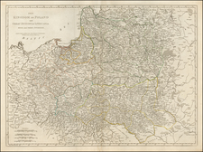 Poland and Baltic Countries Map By Robert Sayer