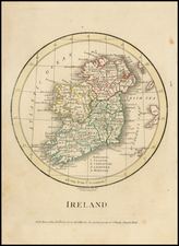 Ireland Map By John Cooke