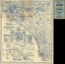 California Map By Parker Map Company