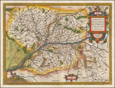 France Map By Abraham Ortelius