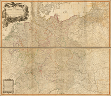 Germany Map By Laurie & Whittle