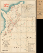 South America Map By Automovil Club de Colombia