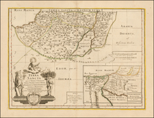 Holy Land Map By Pierre Du Val