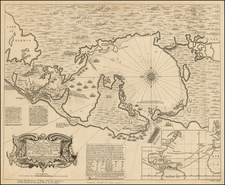 South America and Colombia Map By Pierre Chassereau