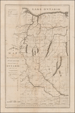 New York State Map By Amos Doolittle  &  Augustus Porter