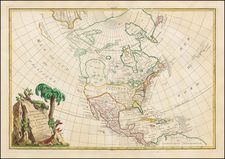 Pacific Northwest and North America Map By Jean Janvier