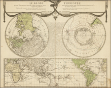 World, World, Polar Maps and Pacific Map By Salvador Lirelli