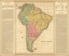 South America Map By Carey  &  Lea