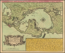 South America and Colombia Map By Homann Heirs