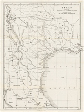 Texas Map By George Wilkins Kendall