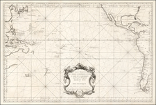 Australia & Oceania, Pacific, Australia and Oceania Map By Depot de la Marine