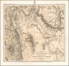 Southwest Map By George M. Wheeler