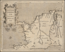 South America Map By Cornelis van Wytfliet