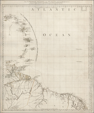 The Caribbee Islands And Guayana Drawn By L. Delarochette By Thomas Jefferys / William Faden