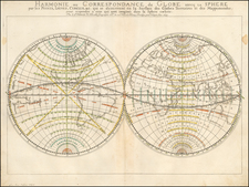 World and California as an Island Map By Nicolas Sanson