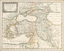 Turkey and Turkey & Asia Minor Map By Nicolas Sanson