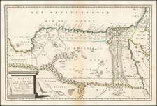 Egypt and North Africa Map By Nicolas Sanson