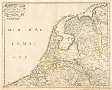 Netherlands Map By Nicolas Sanson