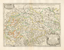 Mitteldeutschland Map By Nicolas Sanson