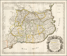 Spain Map By Nicolas Sanson