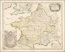 France Map By Nicolas Sanson