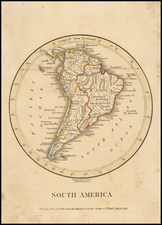 South America Map By John Cooke