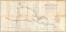 Texas and Plains Map By R.B. Marcy