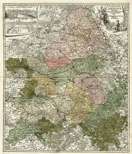 Europe and France Map By Homann Heirs