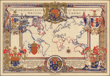 World and World Map By A C Webb