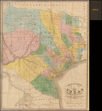 Texas and Southwest Map By Stephen F. Austin