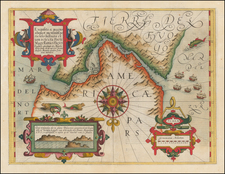 Polar Maps and South America Map By Gerard Mercator