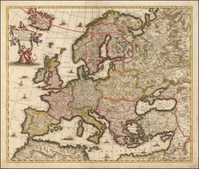 Europe and Europe Map By Frederick De Wit