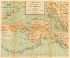 Alaska Map By Andrew B. Graham