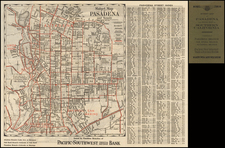 California Map By Pacific-Southwest Trust & Savings Bank