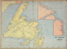 Canada Map By George F. Cram