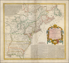 United States and Mid-Atlantic Map By Homann Heirs