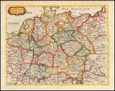 Scandinavia and Germany Map By Nicolas Sanson