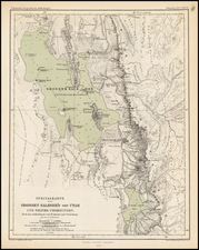 Southwest Map By Augustus Herman Petermann