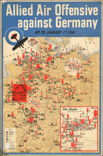 Germany Map By J. Weiner LTD